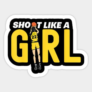 Shoot Like a Girl Sticker